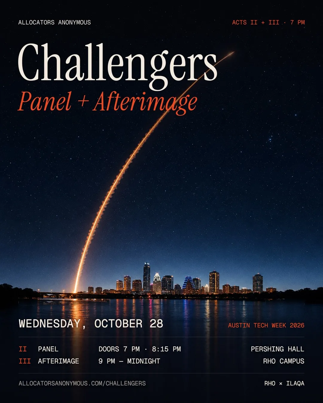Allocators Anonymous: Challengers flyer